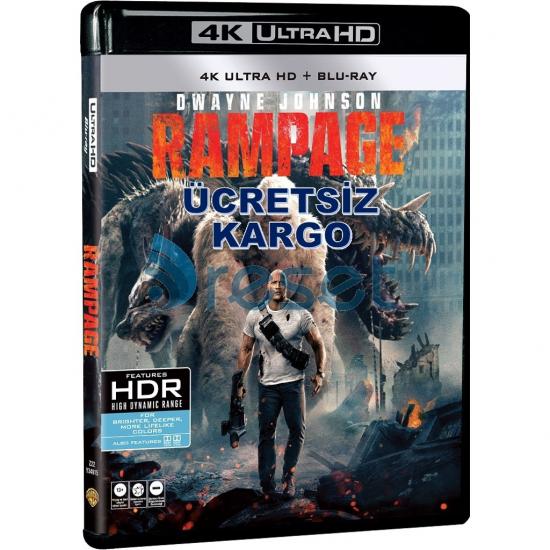 Rampage - Büyük Yıkım 4K Ultra HD+Blu-Ray 2 Disk